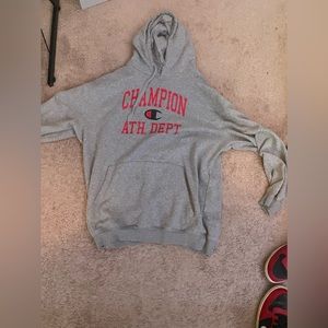 Grey Champion Hoodie Sz 2XL